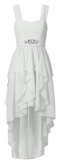 Asymetryczna sukienka z falbankami