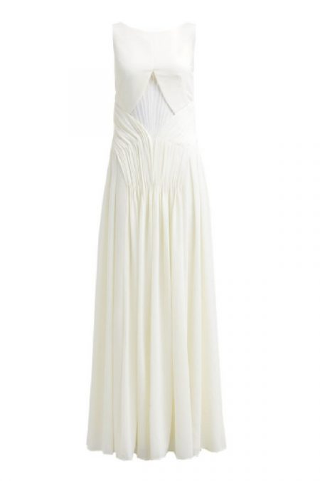 Sukienka maxi w odcieniu bieli