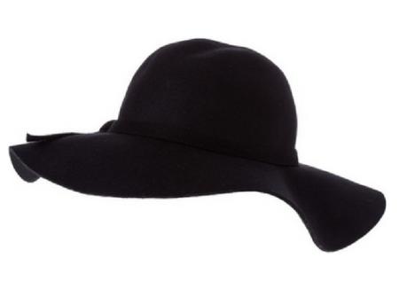Czarny kapelusz Trussardi
