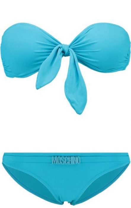 Błękitne bikini Moschino