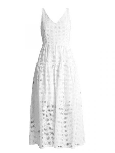 Letnia sukienka maxi w kolorze białym