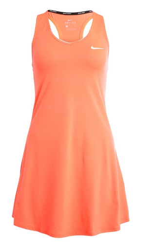 Pomarańczowa sukienka sportowa marki Nike