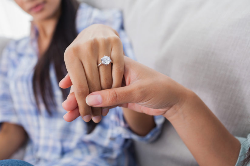 na której ręce nosi się pierścionek zaręczynowy