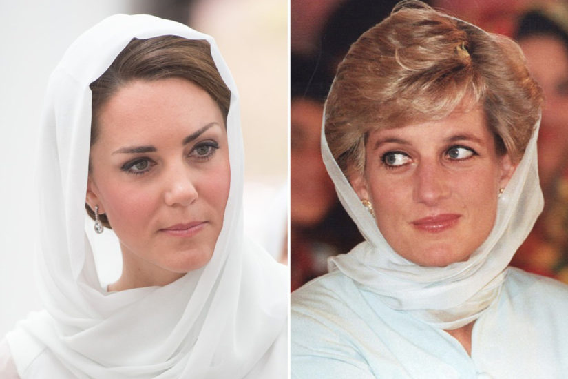 Księżna Kate i Diana