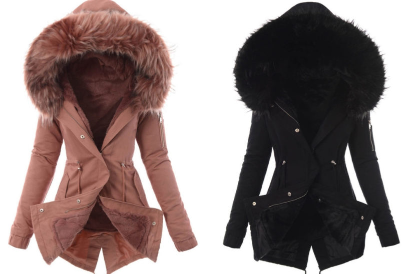Ciepłe kurtki z futerkiem w środku to doskonały wybór na mroźną zimę, fot. brendi.pl