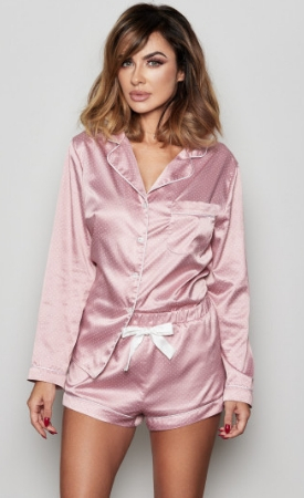 Różowa piżama Amber - sprawdź cenę